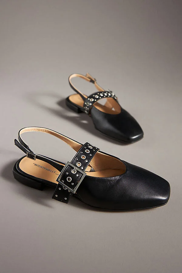 Pearl Slingback Flats - Image 3