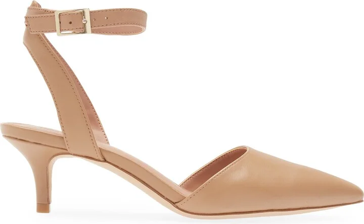 Pearla Kitten Heel Ankle Strap Pump - Image 9