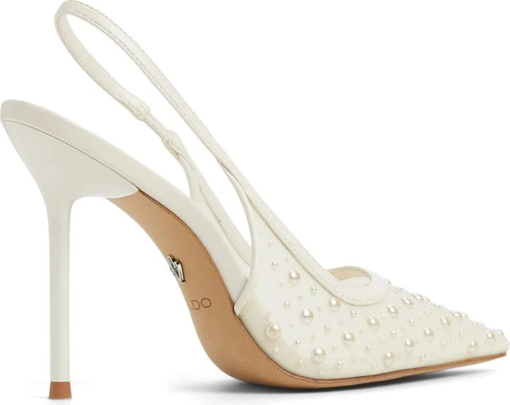 Pearlescent Slingback Pointed Toe Pump - Image 3