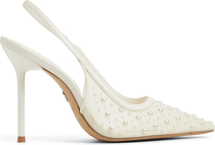 Pearlescent Slingback Pointed Toe Pump - Image 4