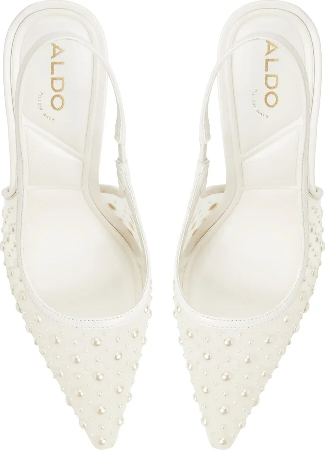 Pearlescent Slingback Pointed Toe Pump - Image 5