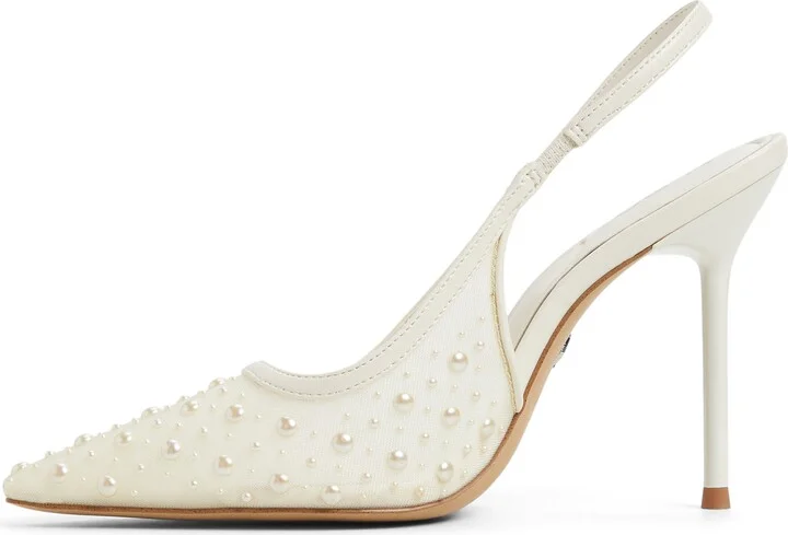Pearlescent Slingback Pointed Toe Pump - Image 7