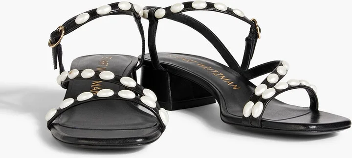 Pearlita 35 faux pearl-embellished leather sandals - Image 5