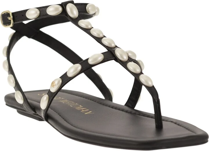 Pearlita - Thong Sandal With Pearls - Image 2