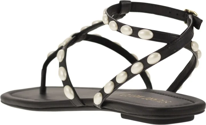 Pearlita - Thong Sandal With Pearls - Image 3