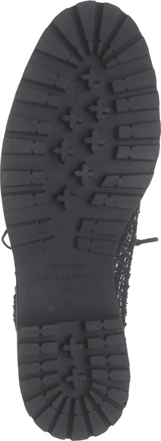 Pearly Lace-Up Lug Sole Bootie - Image 6