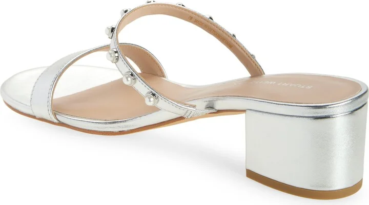 Pearly Strap Block Slide 50 Sandal - Image 2