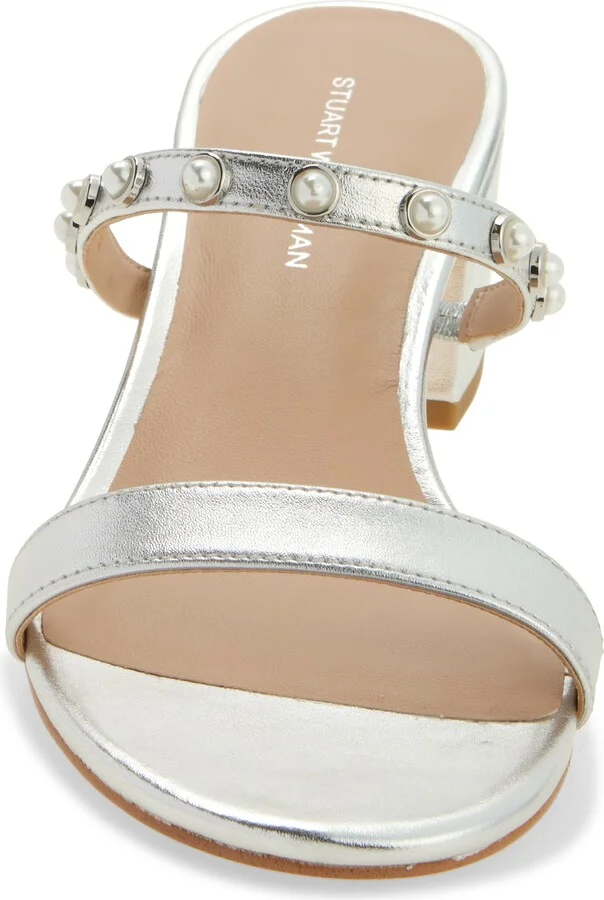 Pearly Strap Block Slide 50 Sandal - Image 3