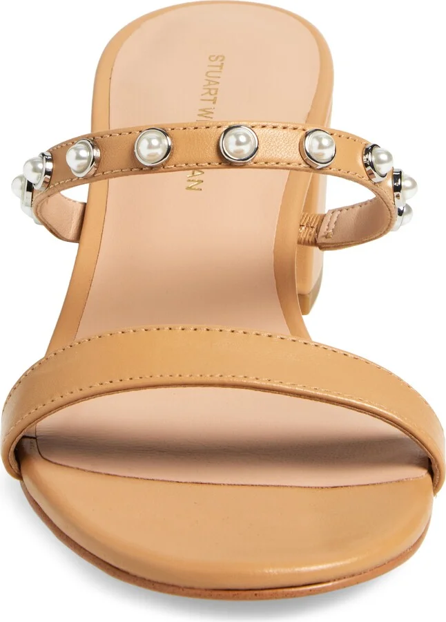 Pearly Strap Block Slide 50 Sandal - Image 8