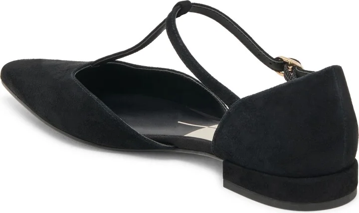 Peaty T-Strap Pointed Toe Flat - Image 2