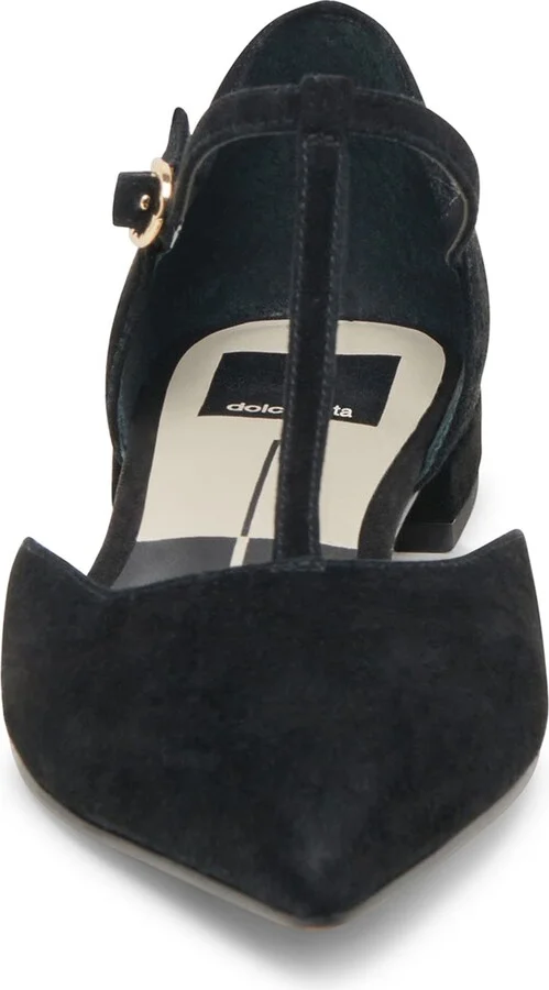 Peaty T-Strap Pointed Toe Flat - Image 3