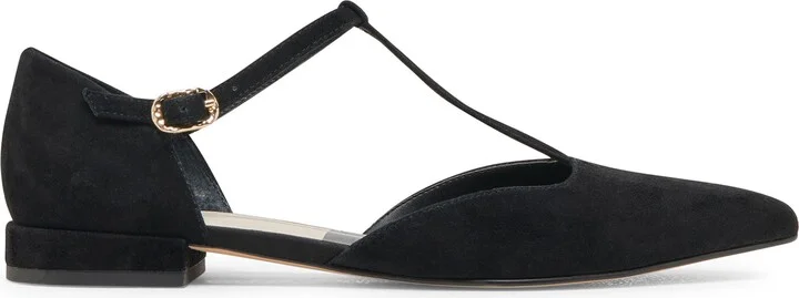 Peaty T-Strap Pointed Toe Flat - Image 5