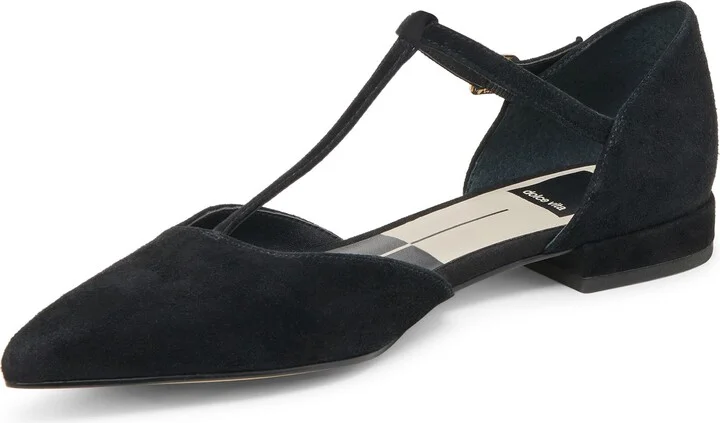 Peaty T-Strap Pointed Toe Flat - Image 8