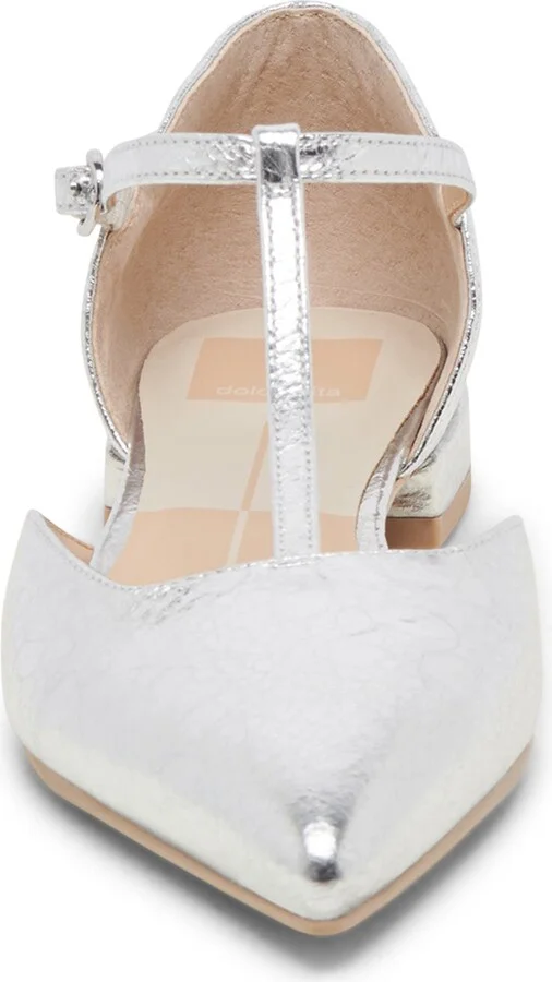 Peaty T-Strap Pointed Toe Flat - Image 11