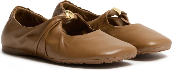 Pebble ballerinas in soft nappa lambskin - Image 3