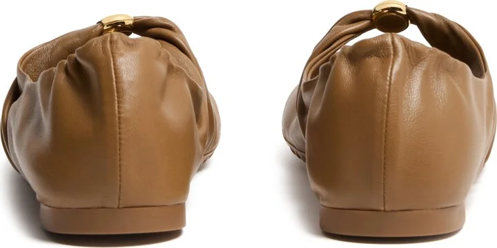 Pebble ballerinas in soft nappa lambskin - Image 4