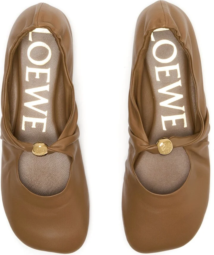 Pebble ballerinas in soft nappa lambskin - Image 5