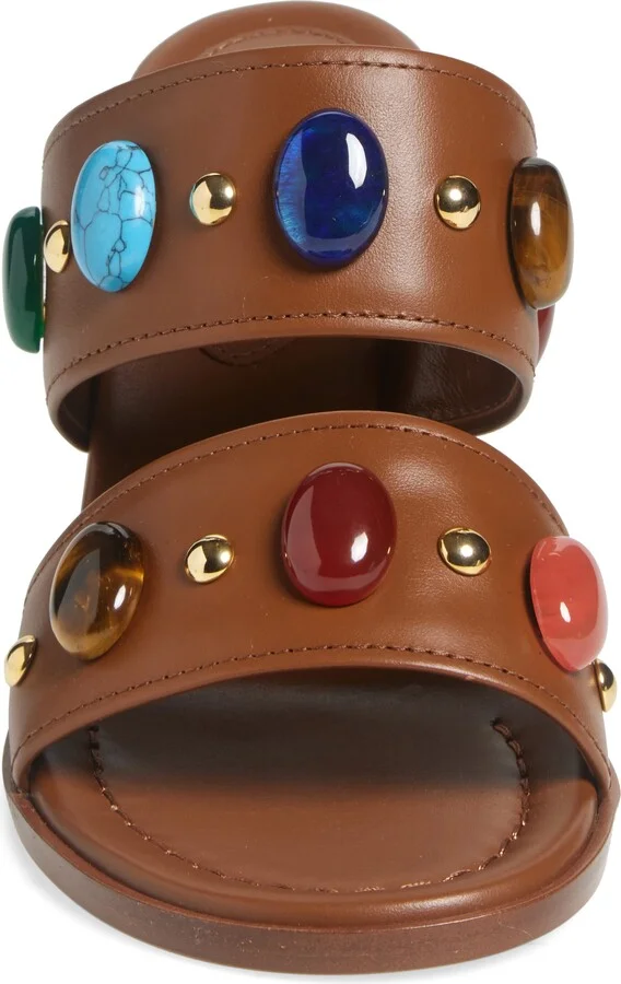 Pebble Crystal Embellished Sandal - Image 4