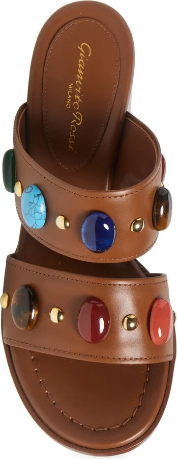 Pebble Crystal Embellished Sandal - Image 5