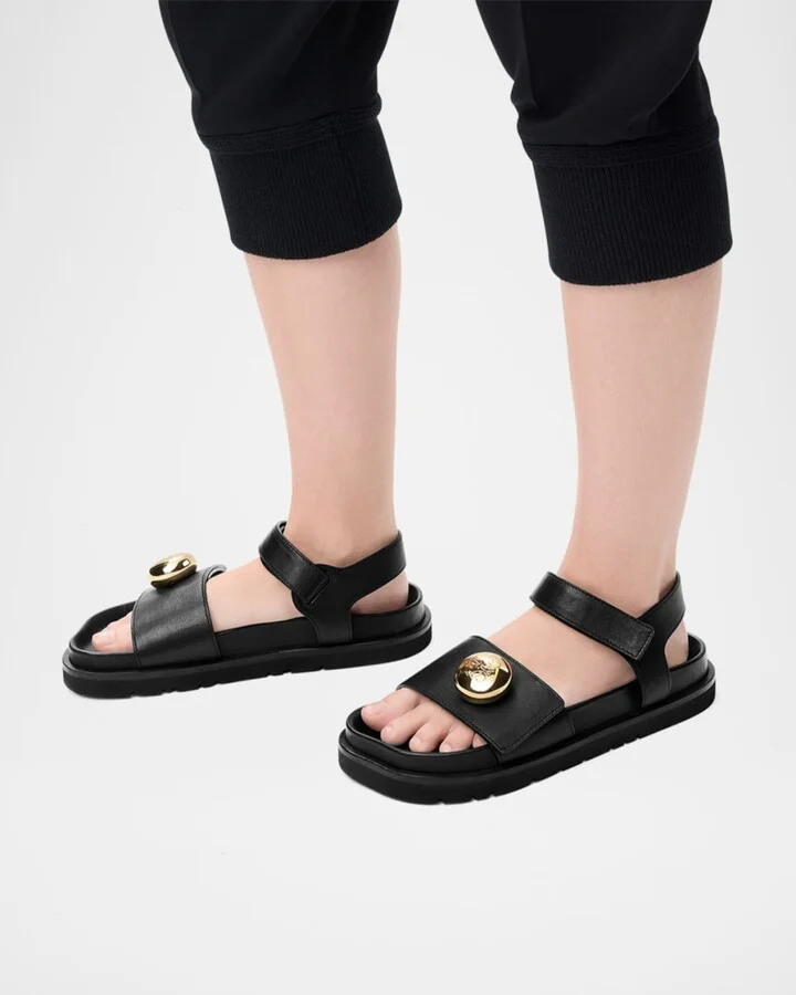 Pebble Fussbett Leather Sandals - Image 8