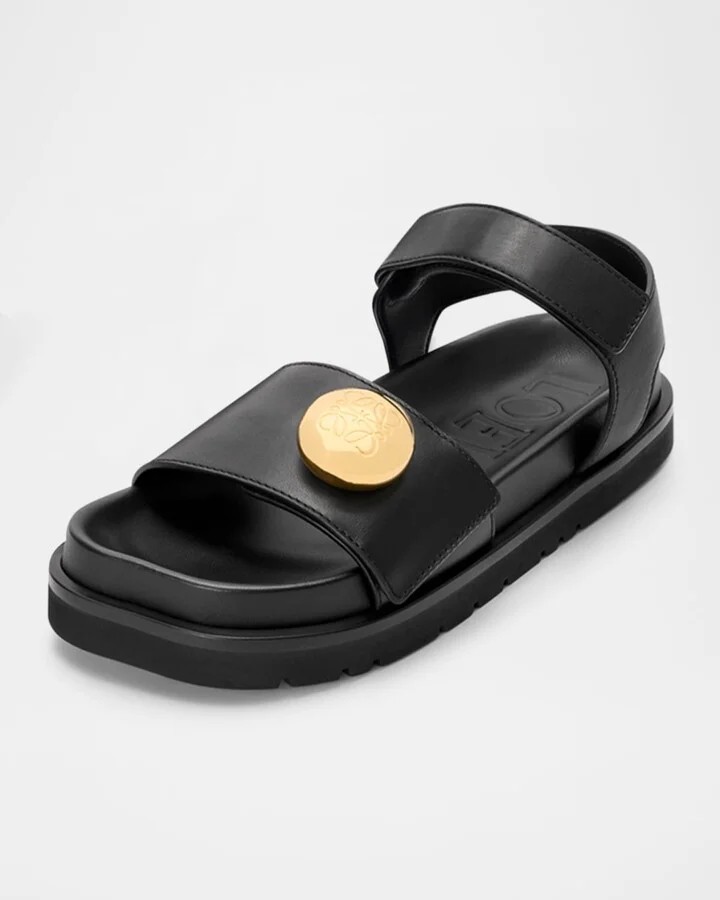Pebble Fussbett Leather Sandals - Image 9