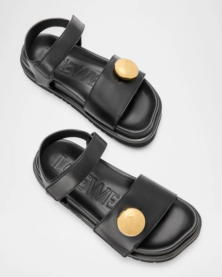 Pebble Fussbett Leather Sandals - Image 10