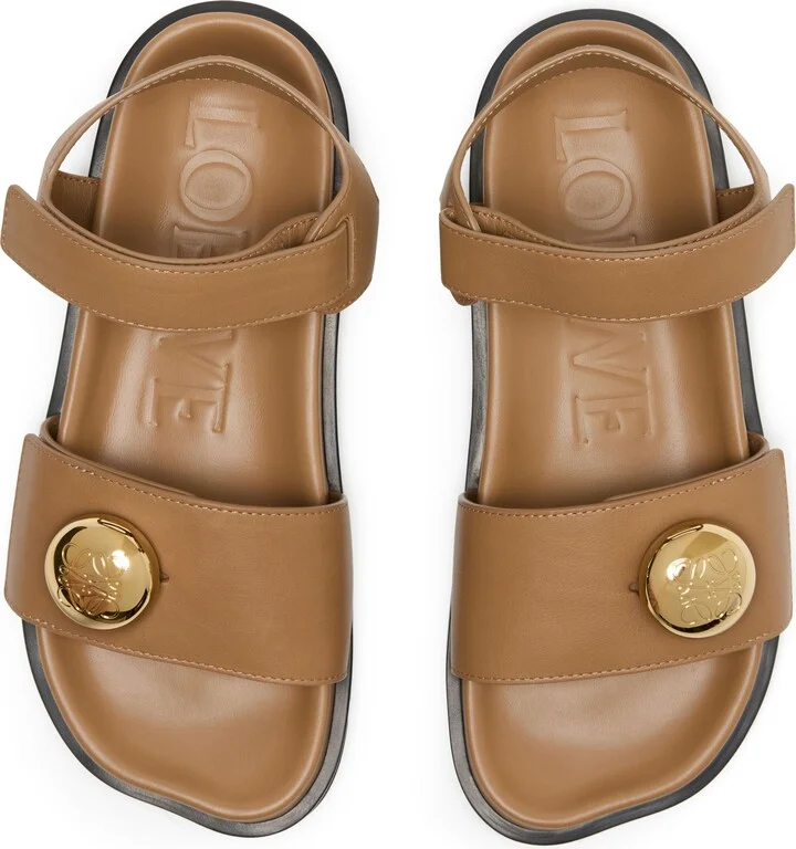 Pebble fussbett sandal in soft calfskin - Image 5
