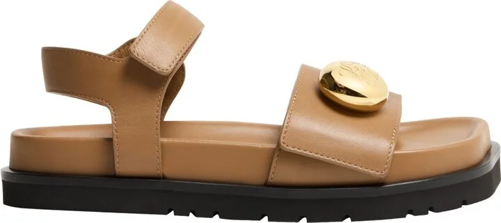 Pebble fussbett sandal in soft calfskin - Image 9