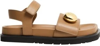 Pebble fussbett sandal in soft calfskin