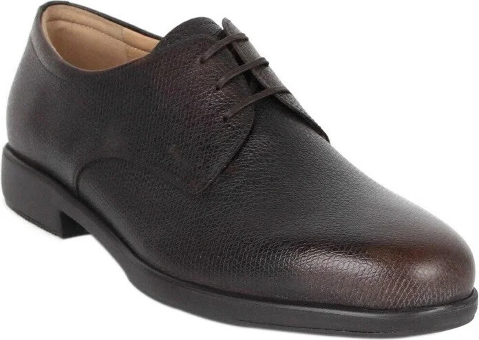 Pebble Leather Oxford Shoe