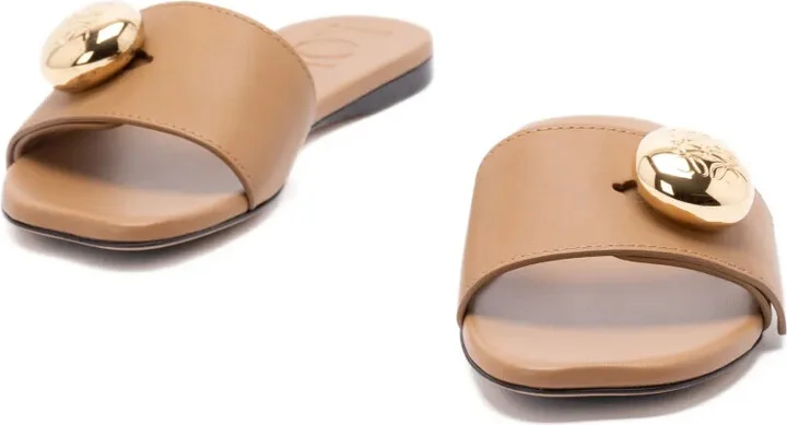 Pebble leather sandals - Image 2