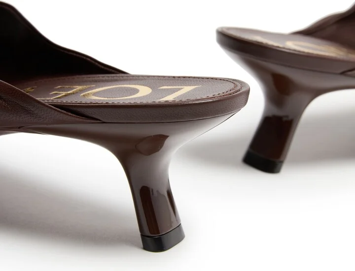 Pebble mules in soft nappa lambskin - Image 7