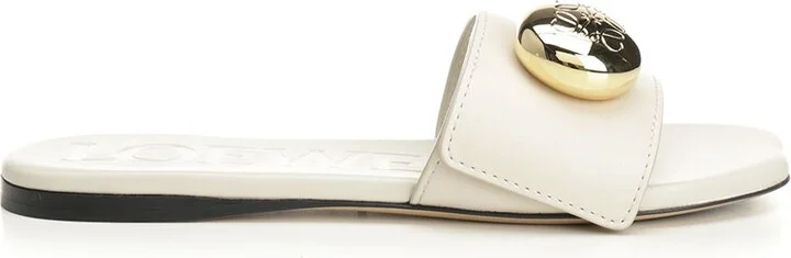 Pebble Sandals White