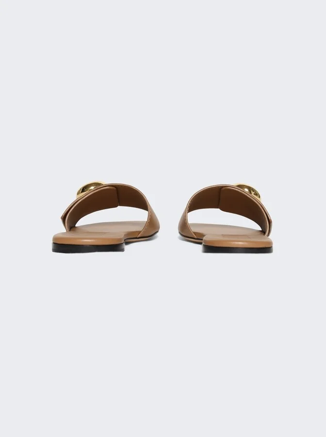 Pebble Slide Sandal Oak
