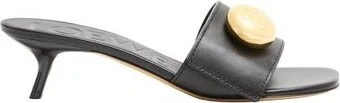 Pebble slides in soft calfskin