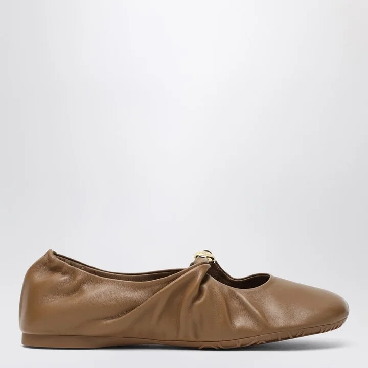 Pebble Soft ballerinas in brown