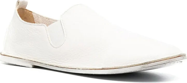 Pebbled-Effect Leather Loafers - Image 2
