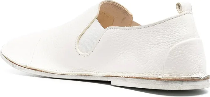 Pebbled-Effect Leather Loafers - Image 3
