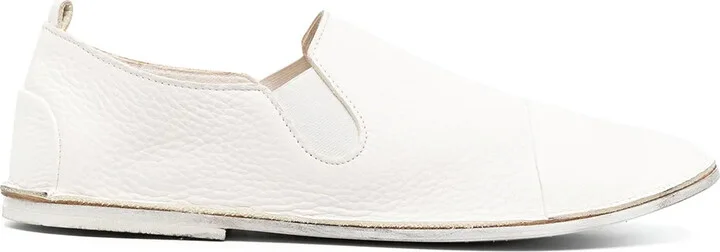 Pebbled-Effect Leather Loafers