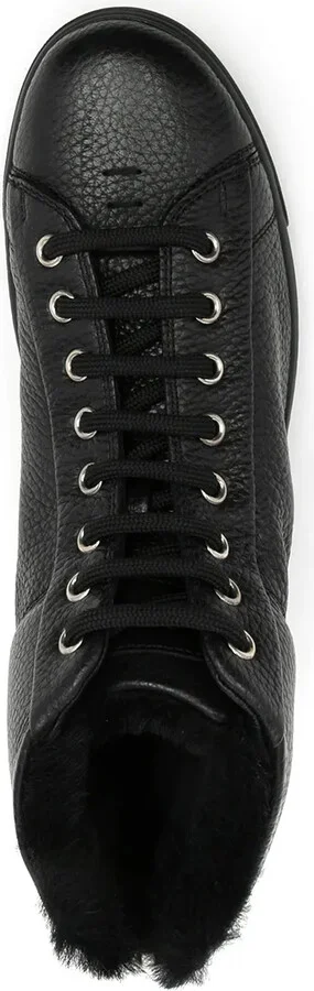 Pebbled High-Top Sneakers - Image 4