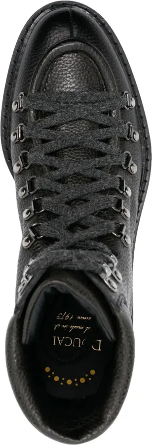 Pebbled Leather Ankle Boots - Image 4