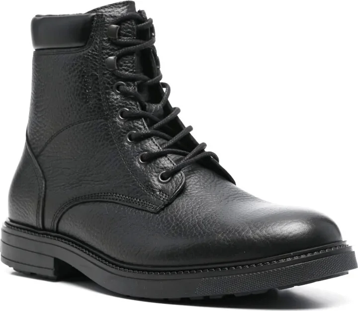 Pebbled-Leather Boots - Image 2