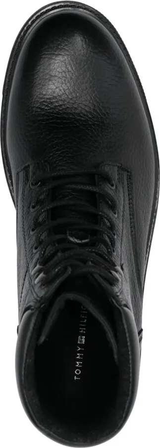 Pebbled-Leather Boots - Image 4