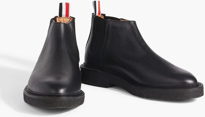 Pebbled-leather Chelsea boots - Image 2