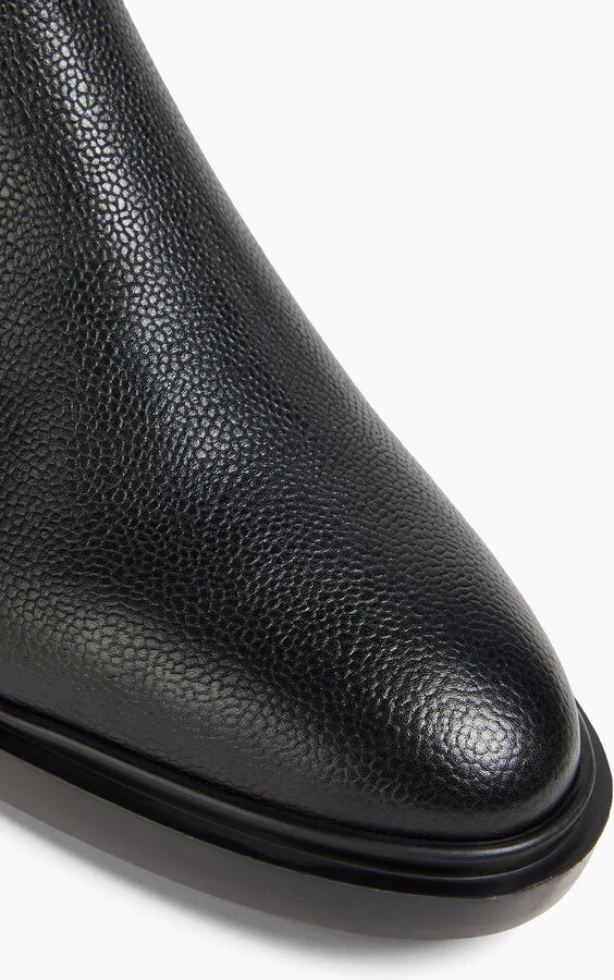 Pebbled-leather Chelsea boots - Image 4