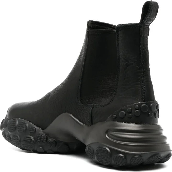 Pebbled Leather Chelsea Boots - Image 3