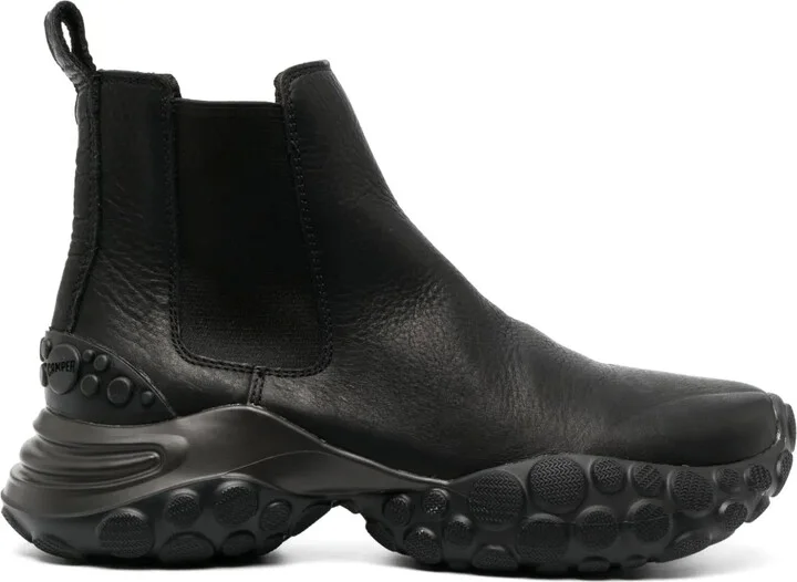 Pebbled Leather Chelsea Boots