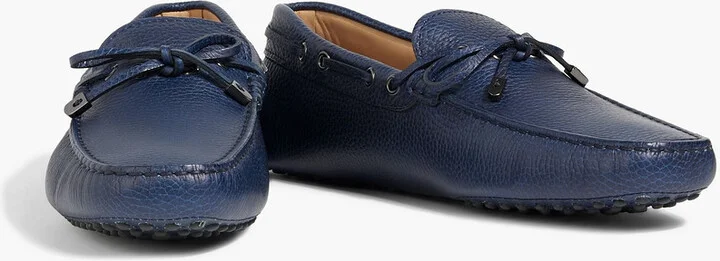 Pebbled-leather driving shoes - Image 2