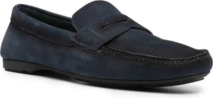 Pebbled-Leather Loafers - Image 2