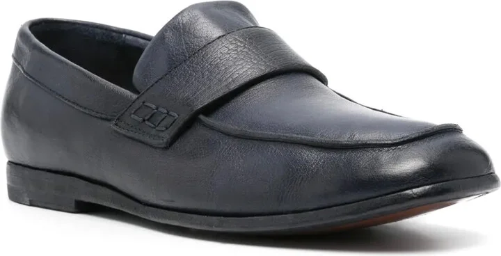 Pebbled-Leather Loafers - Image 2